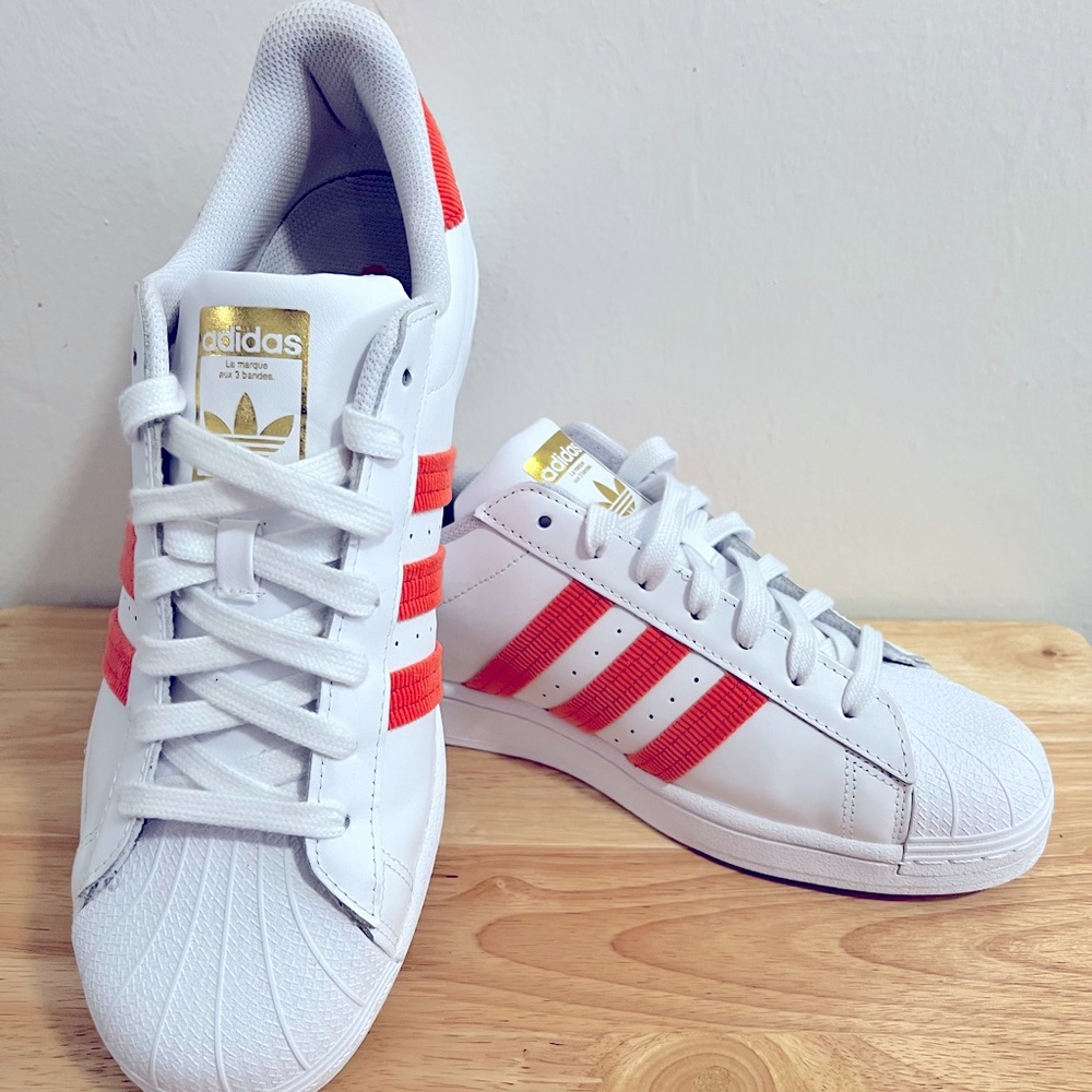 Adidas Original Superstar Sz 11 Orange